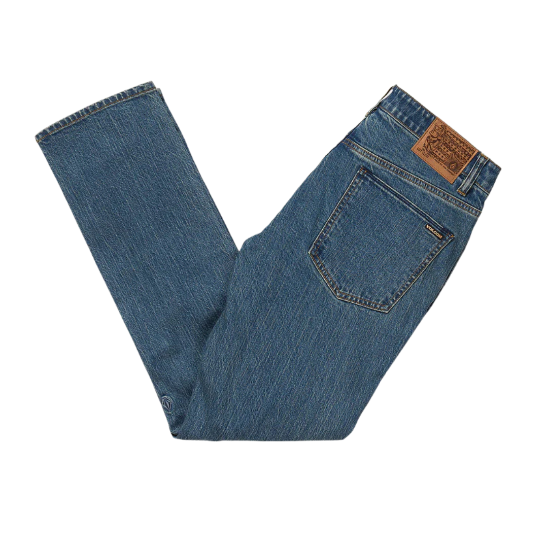 VOLCOM VORTA SLIM FIT JEANS - AGED INDIGO