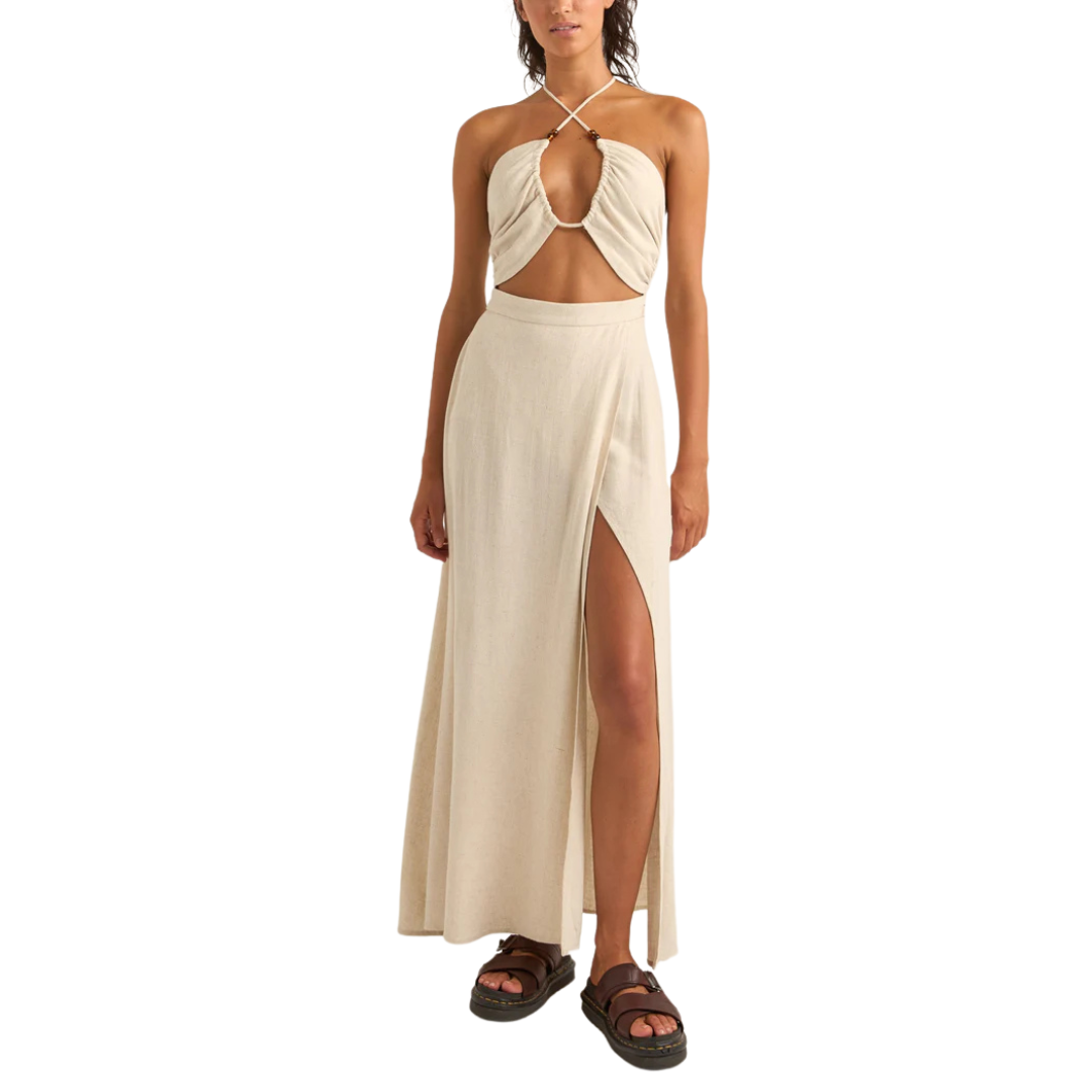 RHYTHM SANTANA CUT OUT MAXI DRESS