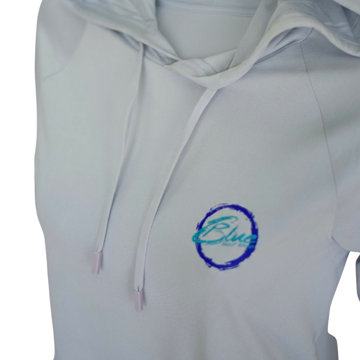 BLUE SYNC HOODED RASHGUARD