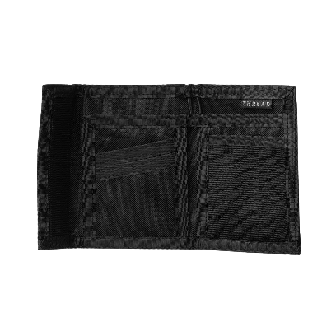 THREAD BLACK BIFOLD WALLET