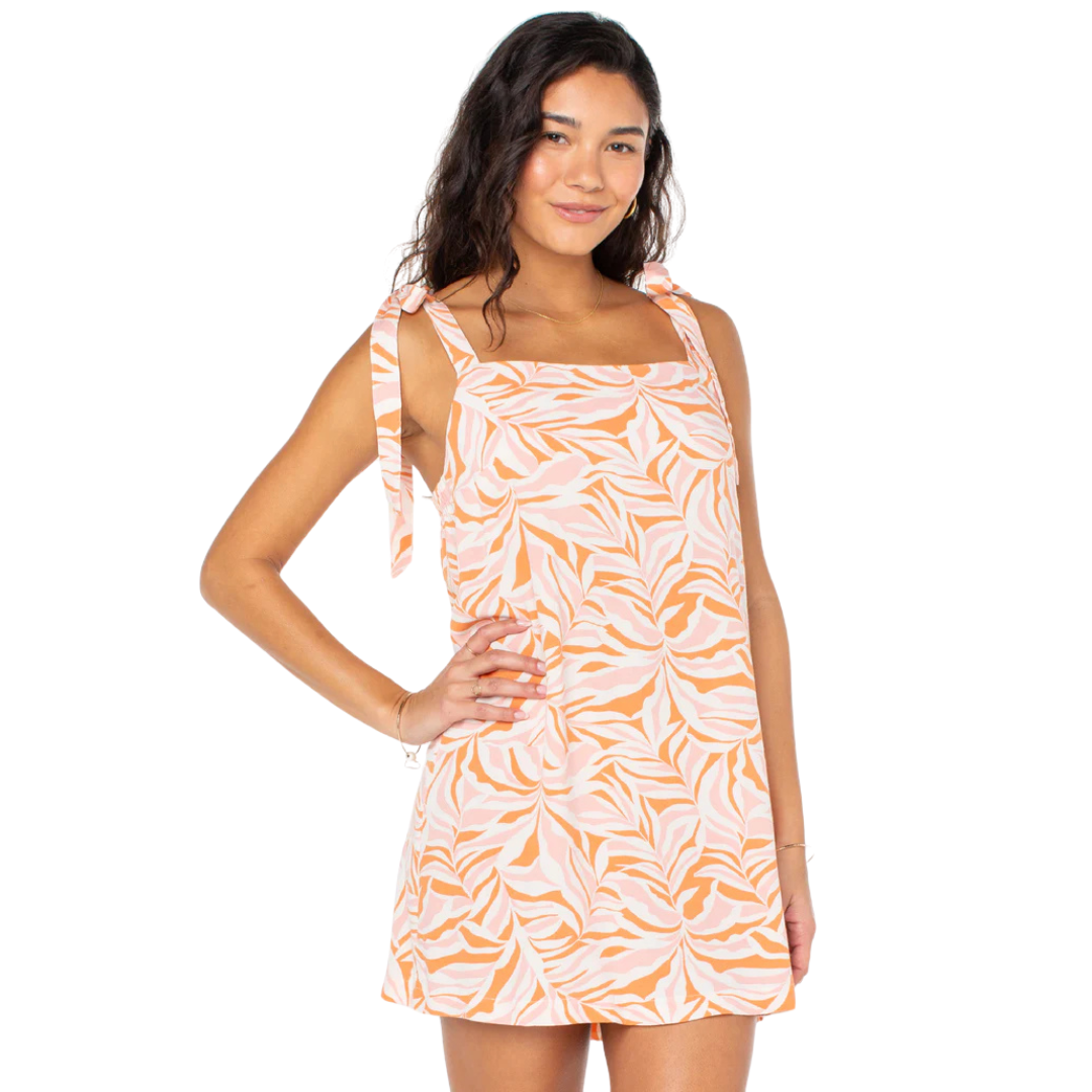 ROXY SUNNY ADELEAIDE DRESS - PARCHMENT