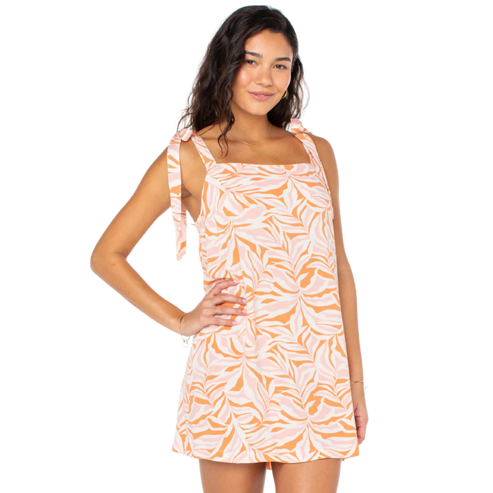 ROXY SUNNY ADELEAIDE DRESS - PARCHMENT