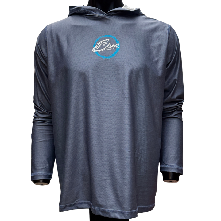 BLUE ULTRA BREATH RASHGUARD - SOLID SLATE