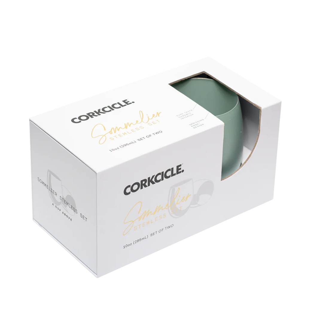 CORKCICLE 10OZ SOMMELIER STEMLESS SET