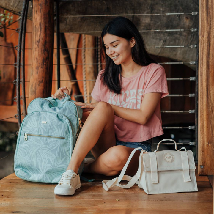 ROXY WELCOME BACK PRINTED BACKPACK