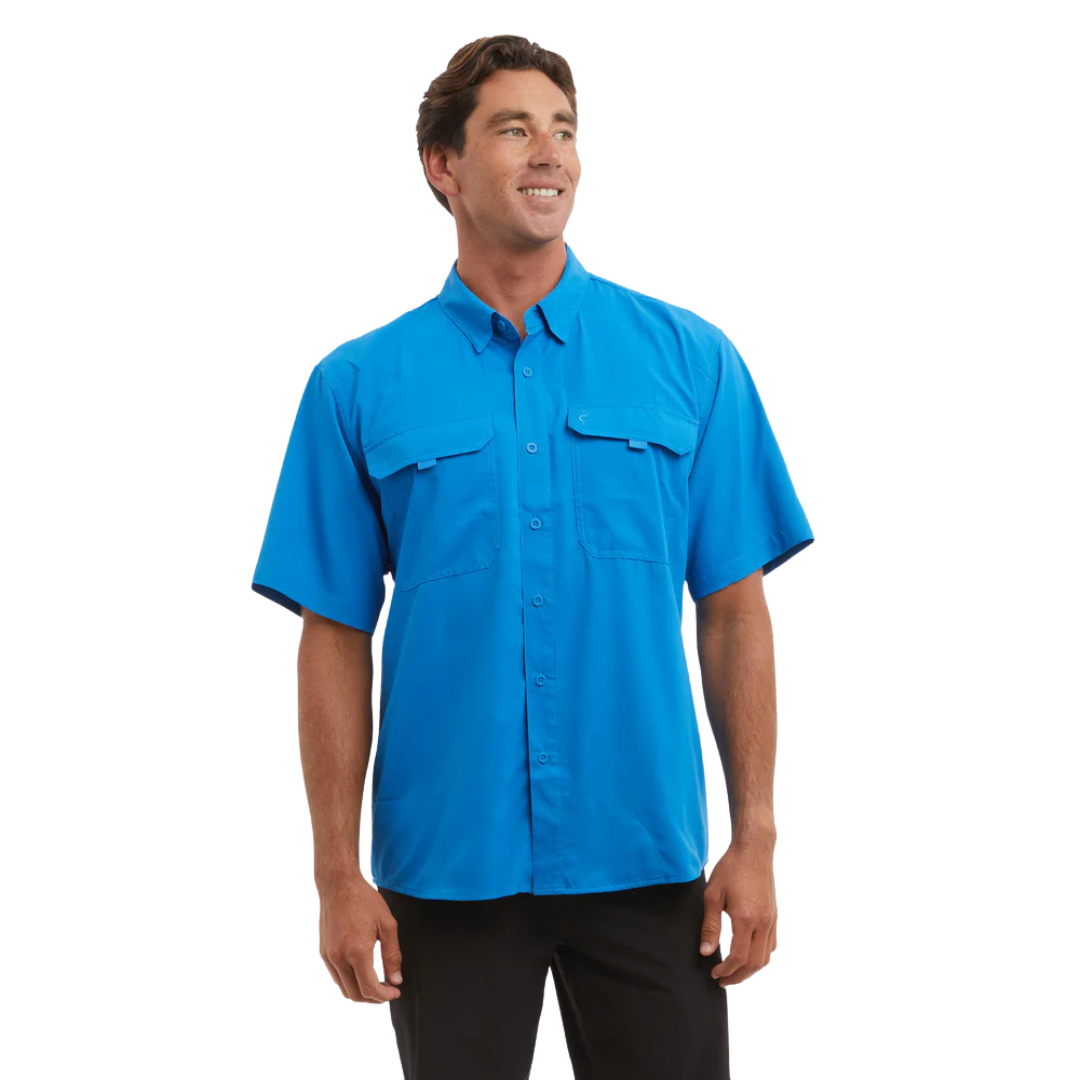 PELAGIC KEYS SS FISHING SHIRT - BLUE