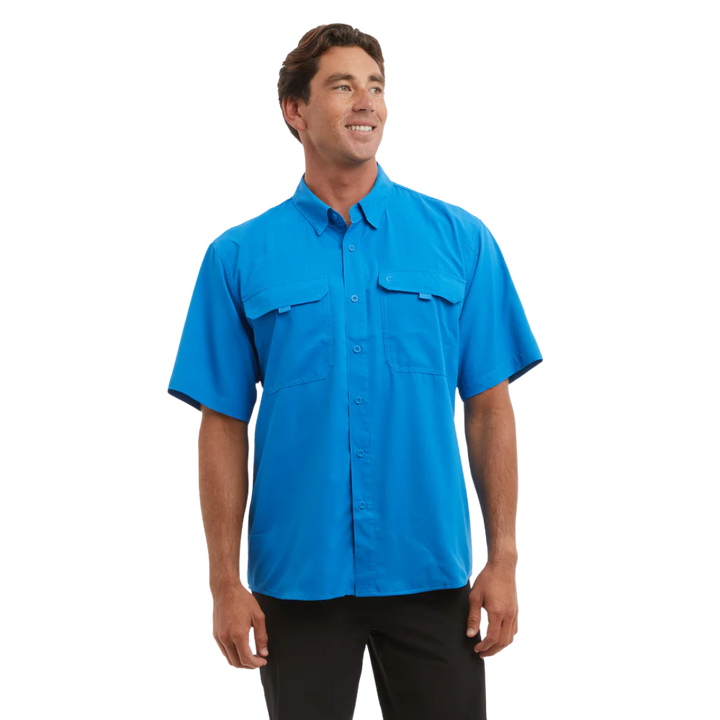 PELAGIC KEYS SS FISHING SHIRT - BLUE