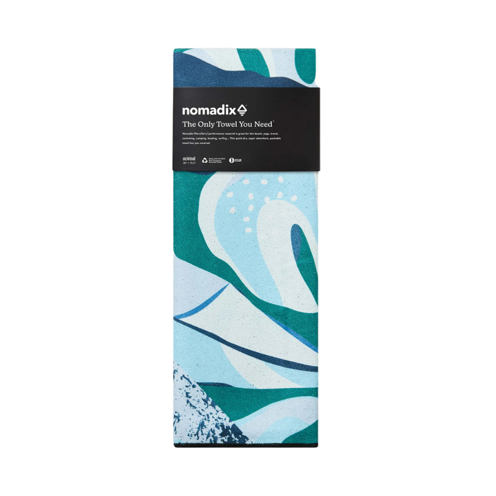 NOMADIX ORIGINAL TOWEL - MONSTERA BLUE