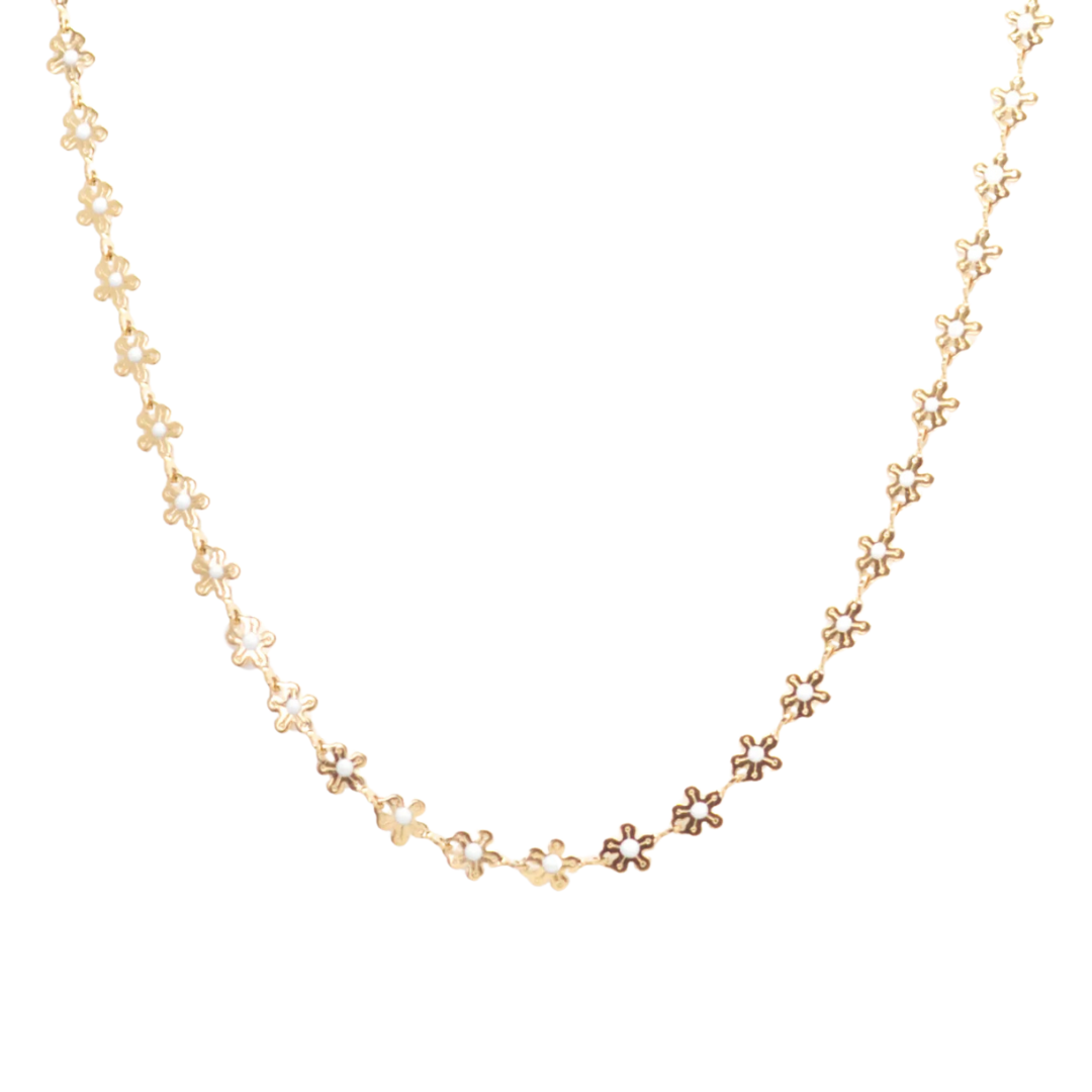 SALTY CALI - BLOOM CHOKER WHITE