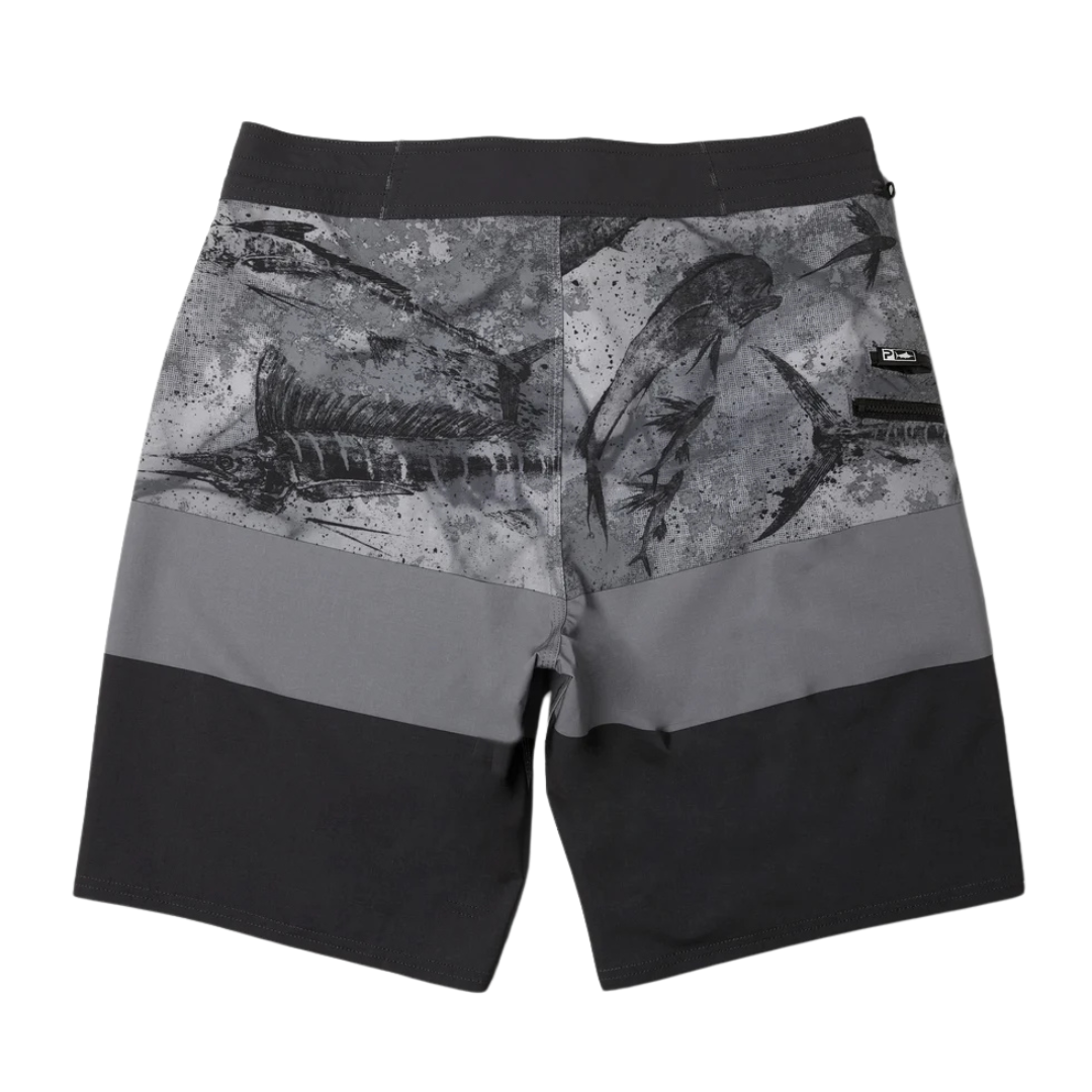 PELAGIC STRIKE OPEN SEAS CAMO BOARDSHORT