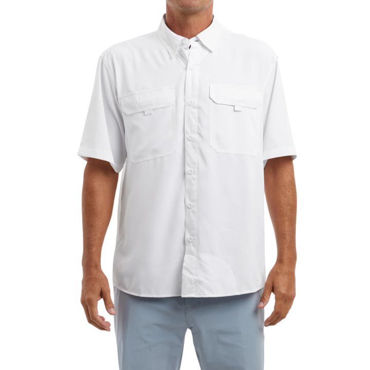 PELAGIC KEYS SS FISHING SHIRT - WHITE