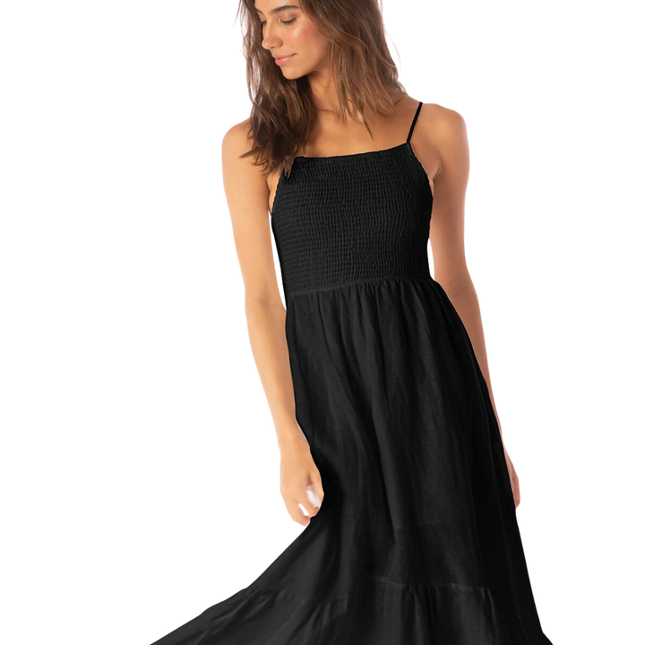 MAAJI JADE BLACK ISADORA LONG DRESS