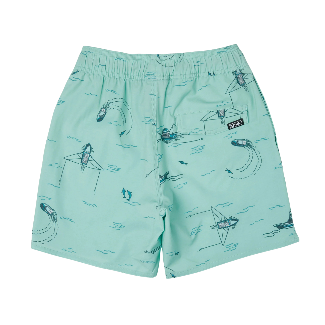 PELAGIC YOUTH DOCKSIDE ELASTIC BOARDSHORTS