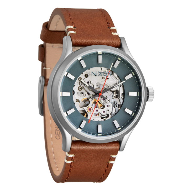 NIXON SPECTRA LEATHER WATCH