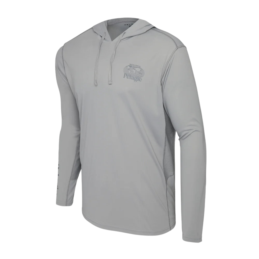 PELAGIC VAPORTEK HOOD - WORLDWIDE WAHOO GREY