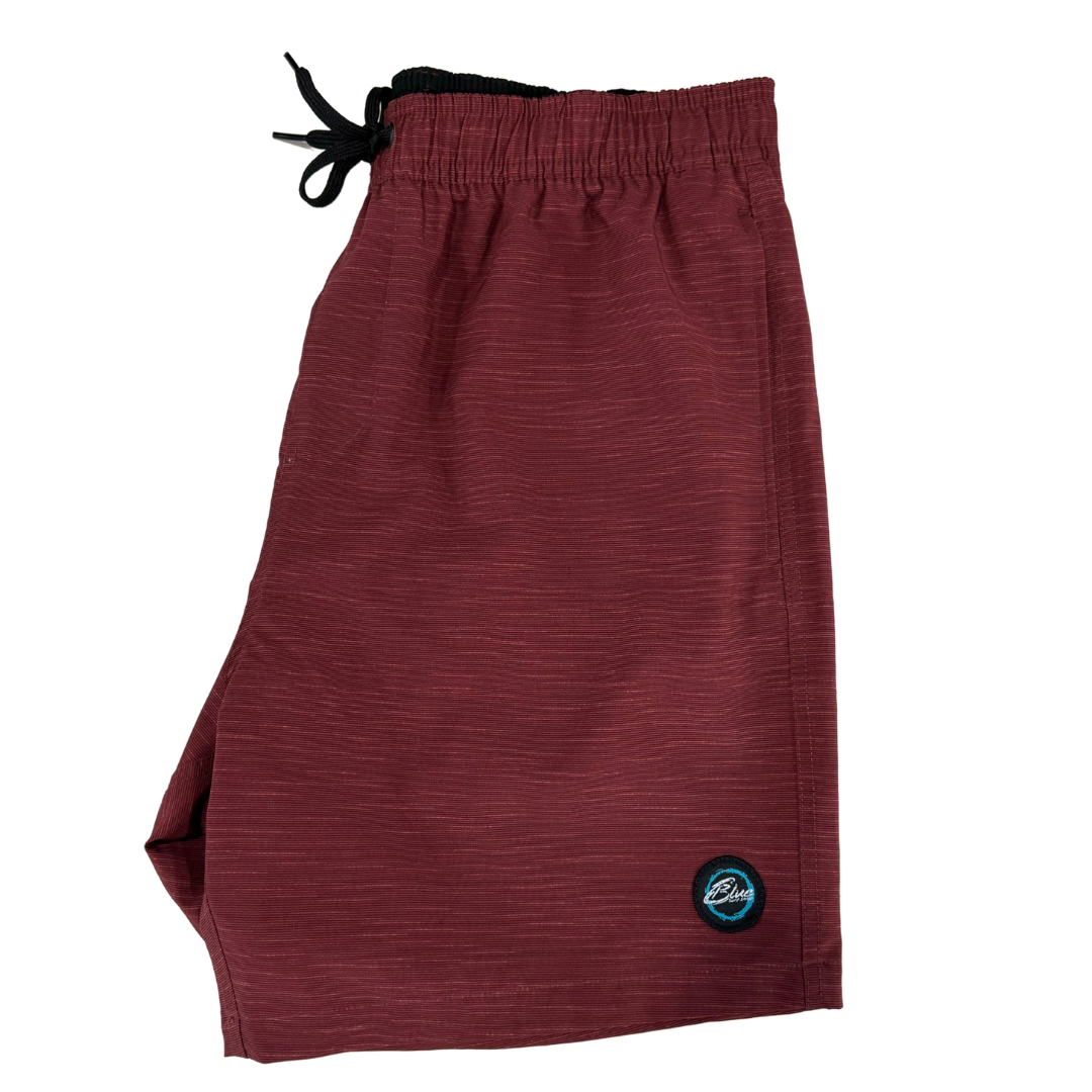 BLUE VOLLEY SHORT - MAROON RED