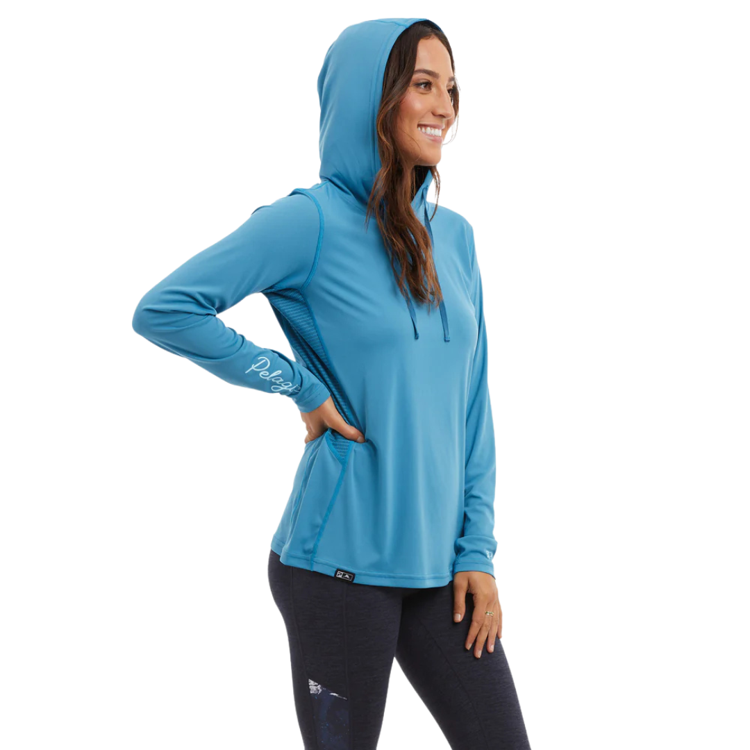 PELAGIC WOMEN VAPORTEK HOODED RASHGUARD