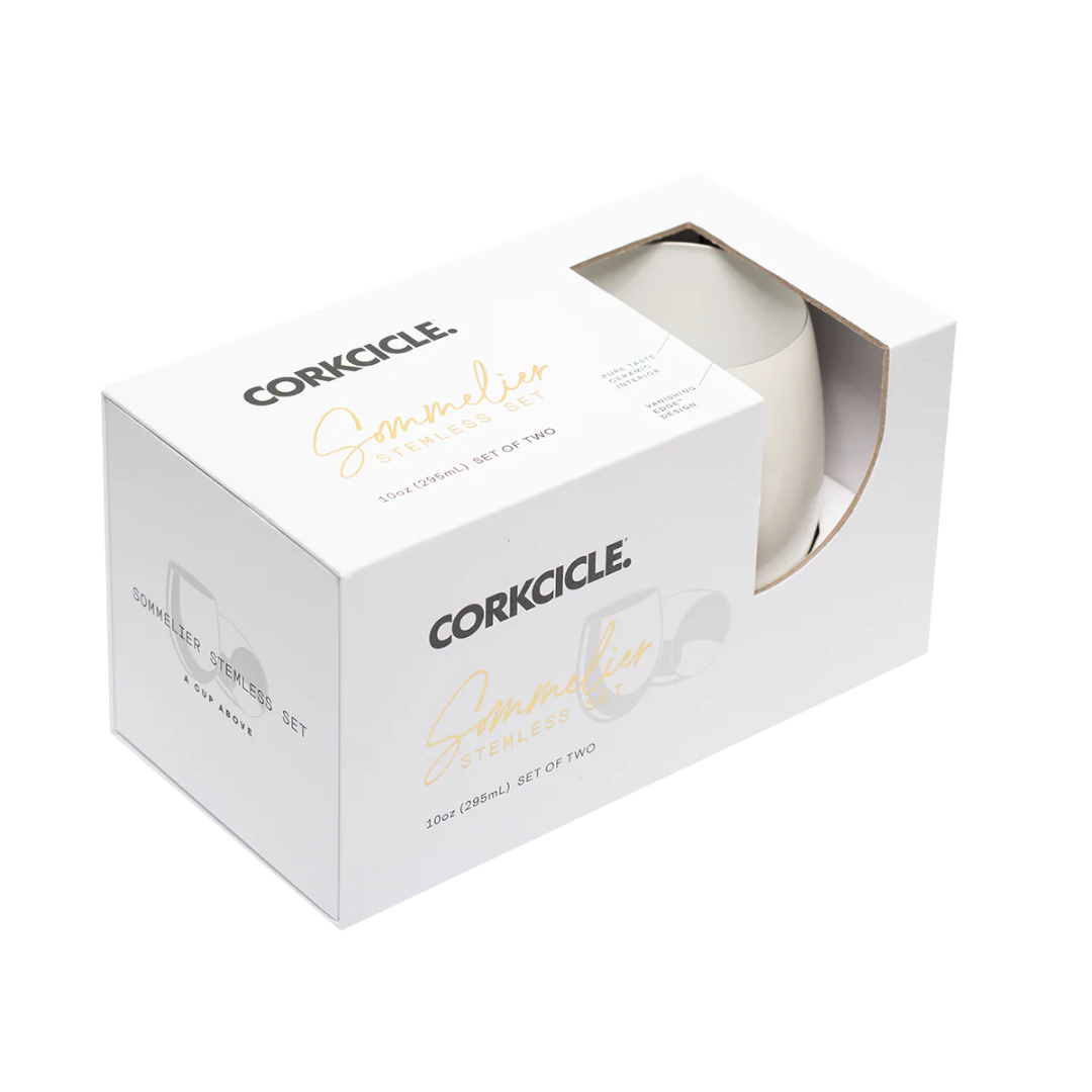 CORKCICLE 10OZ SOMMELIER STEMLESS SET