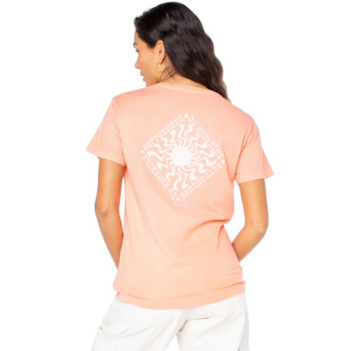 ROXY SURROUNDED BY SUNSHINE T-SHIRT - DESERT FLOWER