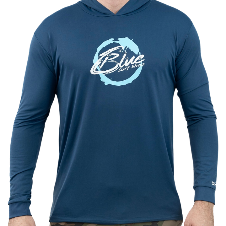 PELAGIC X BLUE AQUATEK RASHGUARD