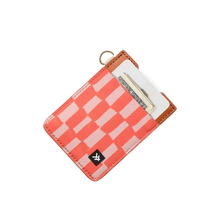 THREAD SCOUT PEACH VERTICAL WALLET
