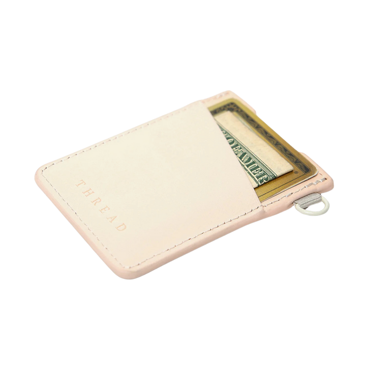 THREAD VERTICAL WALLET - OFF WHITE