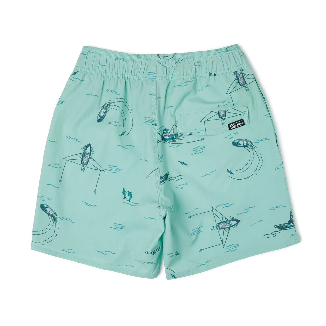 PELAGIC YOUTH DOCKSIDE ELASTIC BOARDSHORTS