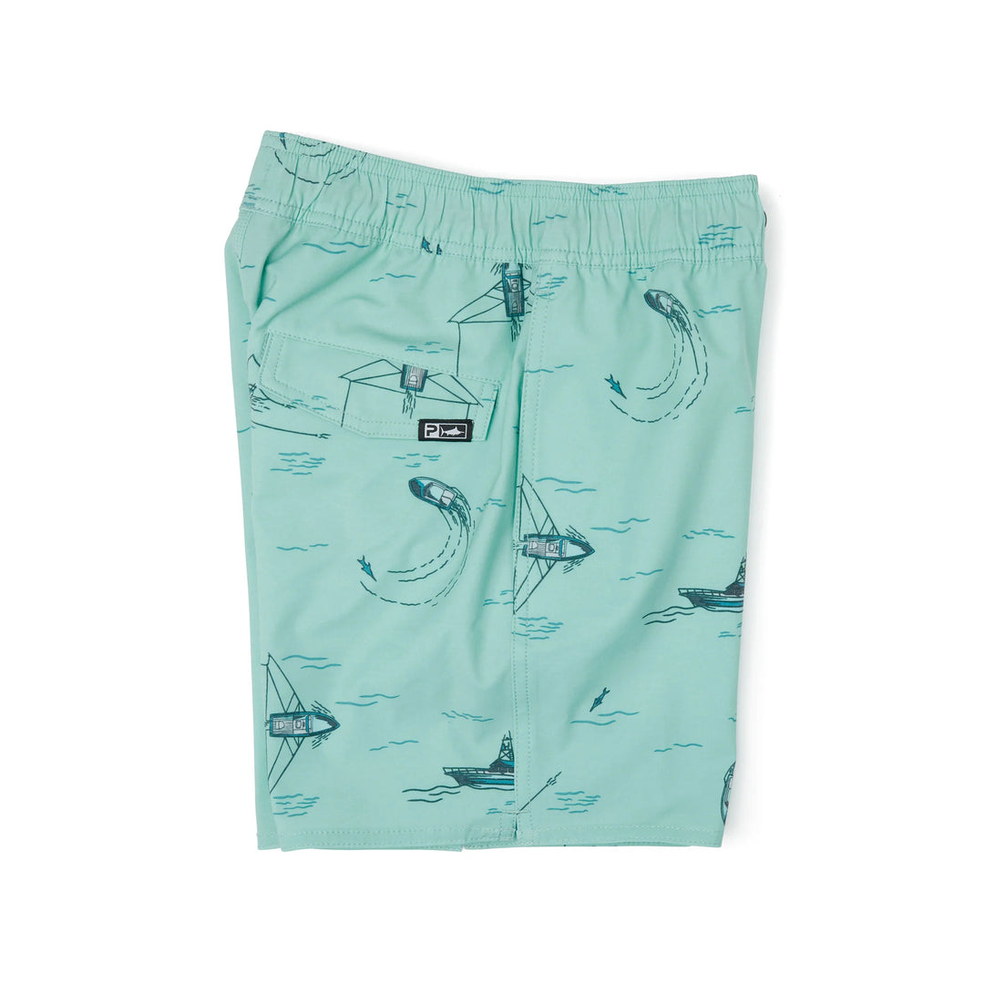 PELAGIC YOUTH DOCKSIDE ELASTIC BOARDSHORTS