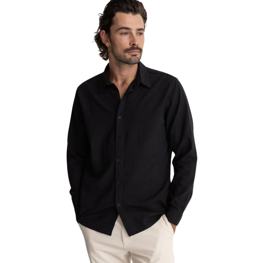 RHYTHM CLASSIC LINEN LS SHIRT