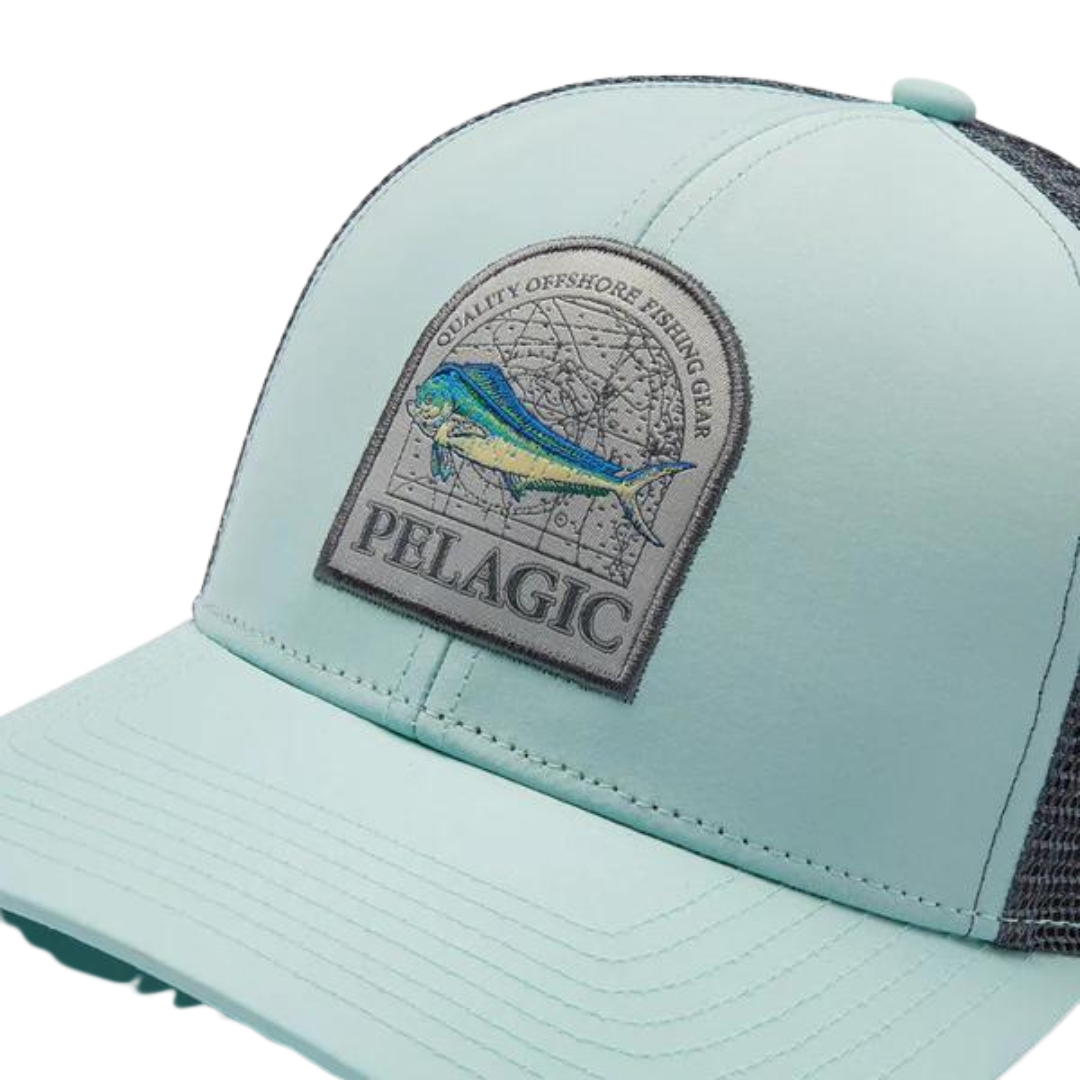 PELAGIC FLYBRIDGE - MAPPED MAHI TURQUOISE