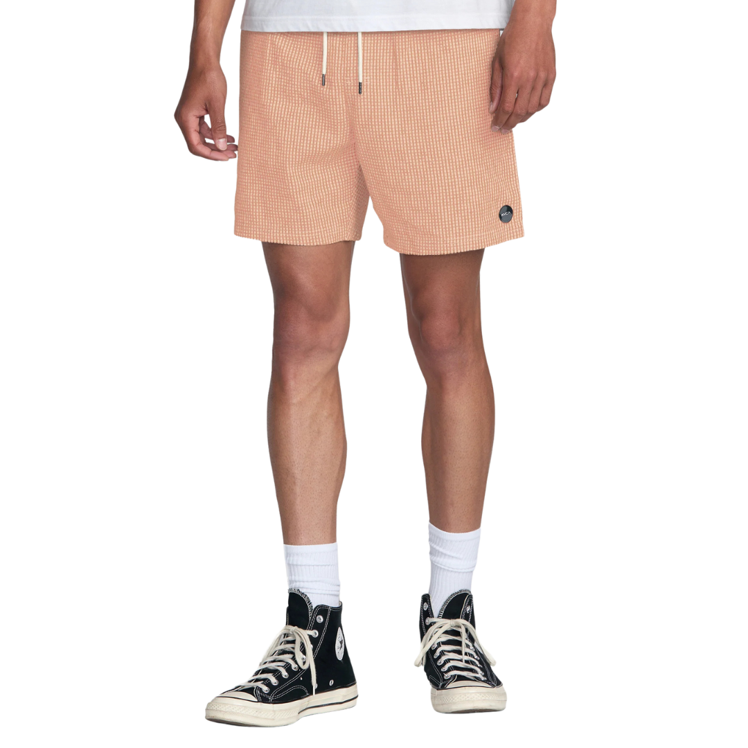 RVCA EXOTICA SEERSUCKER 17" SHORT