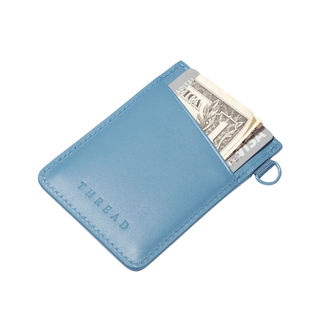 THREAD VERTICAL WALLET - SURF BLUE