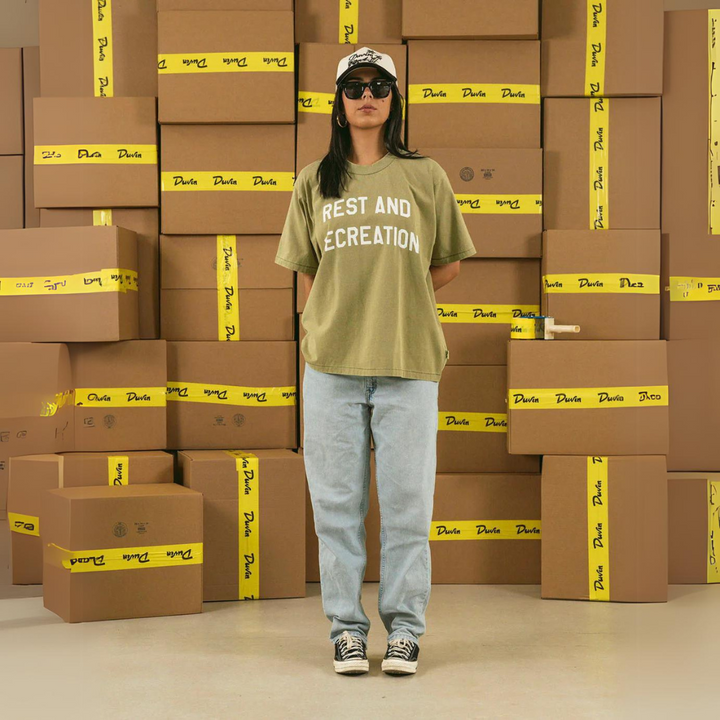 DUVIN REST AN REC ARMY TEE