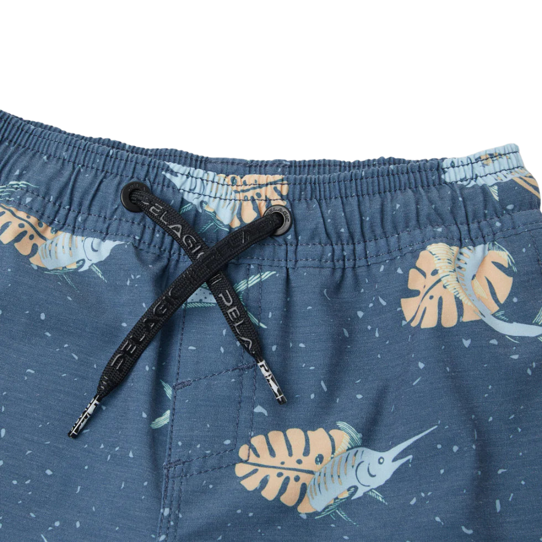 PELAGIC YOUTH DOCKSIDE ELASTIC BOARDSHORTS