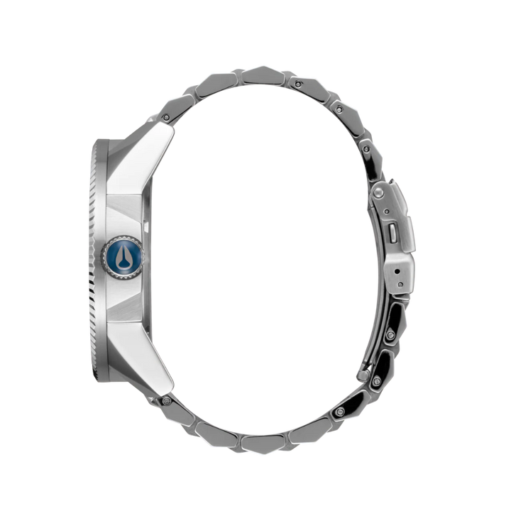 NIXON CORPORAL STAINLESS STEEL - SILVER/INDIGO