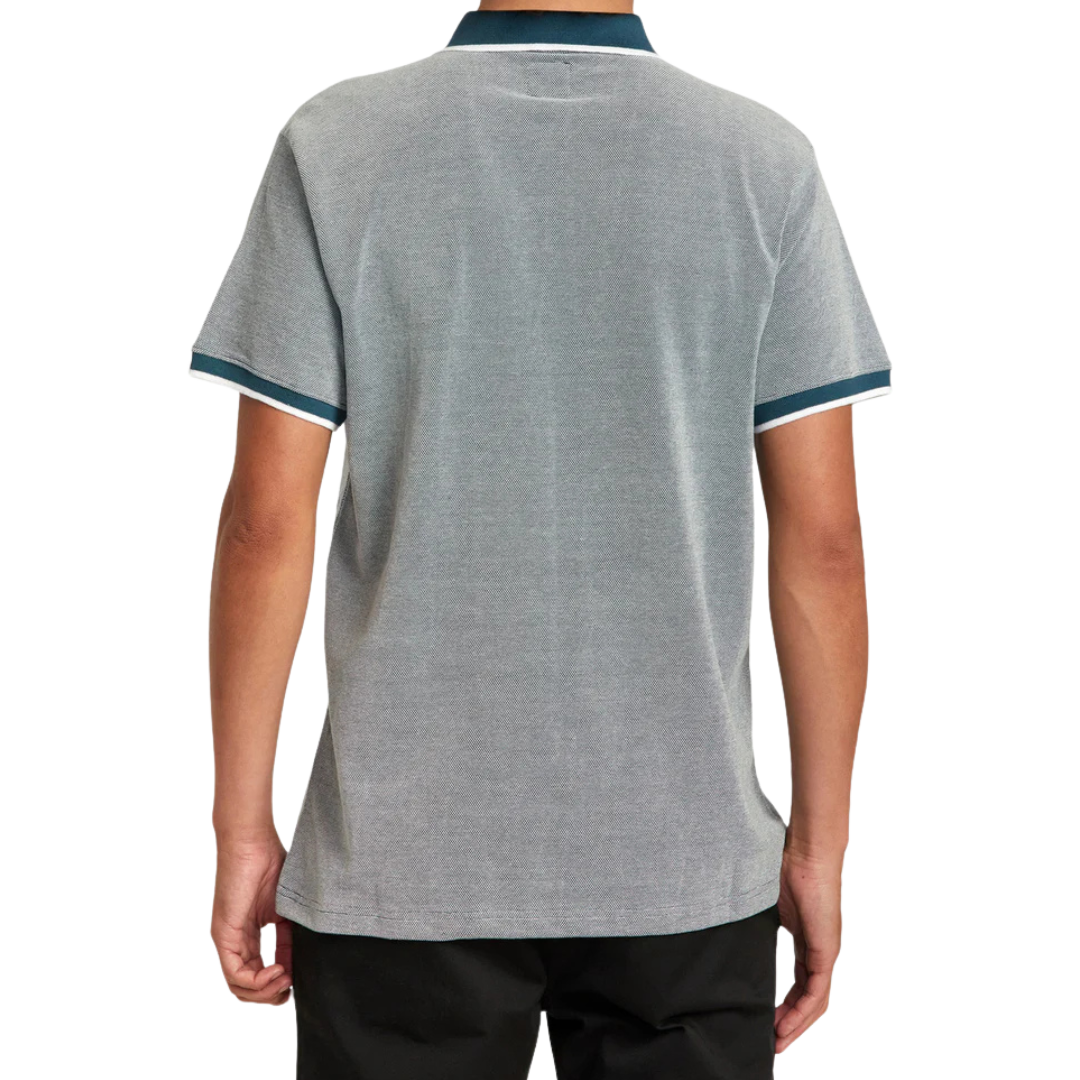 RVCA PENNANT BIRDSEYE POLO