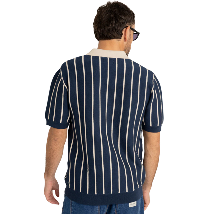 RHYTHM STRIPED KNIT SS POLO