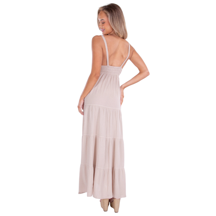 SEASPICE LOW NECK MAXI DRESS