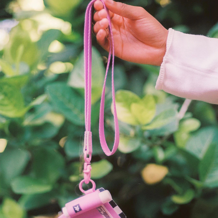 THREAD NECK LANYARD - BUBBLEGUM