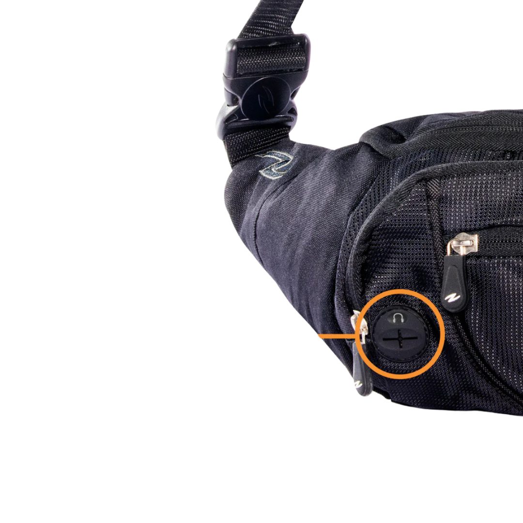 ZOL BIG WAIST PACK WITH BLACK BOTTLE OPENER