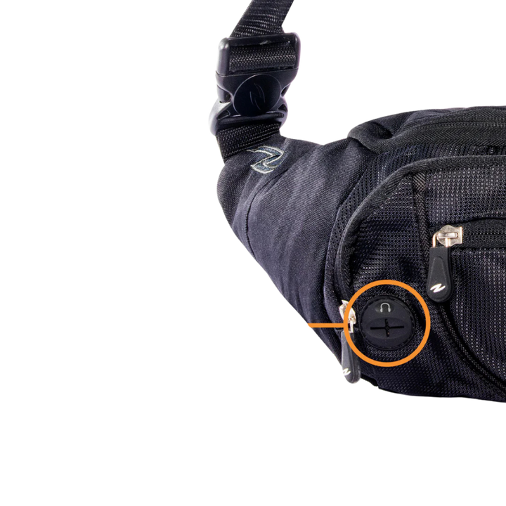 ZOL BIG WAIST PACK WITH BLACK BOTTLE OPENER