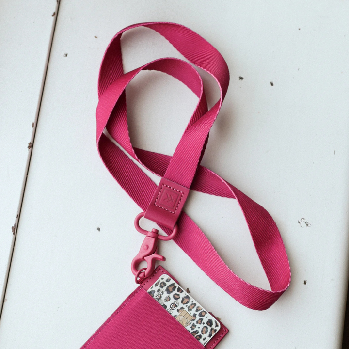 THREAD NECK LANYARD - MAGENTA