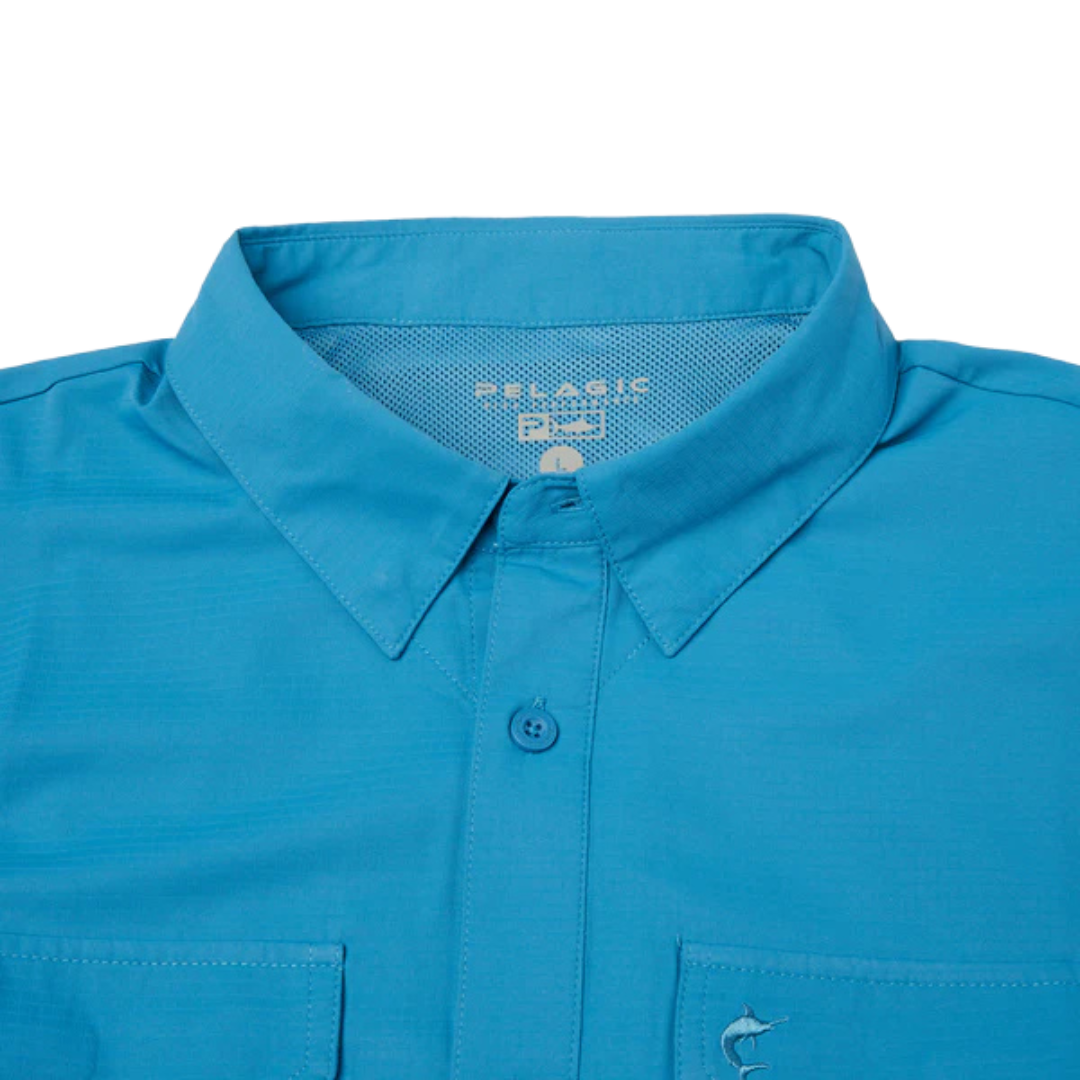 PELAGIC KEYS SS FISHING SHIRT - OCEAN BLUE