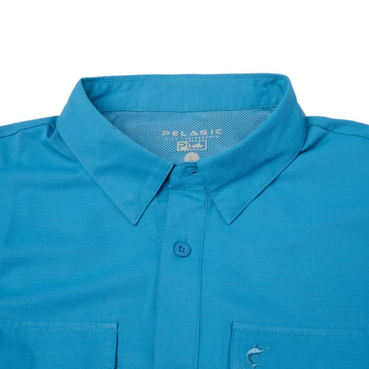 PELAGIC KEYS SS FISHING SHIRT - OCEAN BLUE