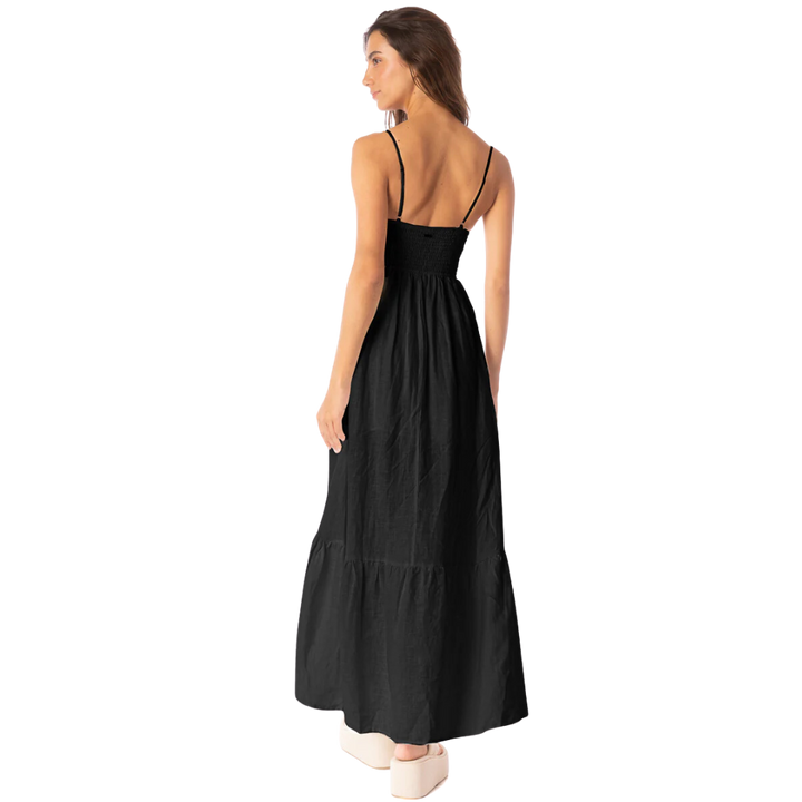 MAAJI JADE BLACK ISADORA LONG DRESS