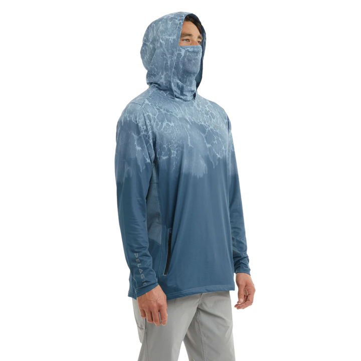 PELAGIC EXO-TECH RASHGUARD - PROP WASH PETROL