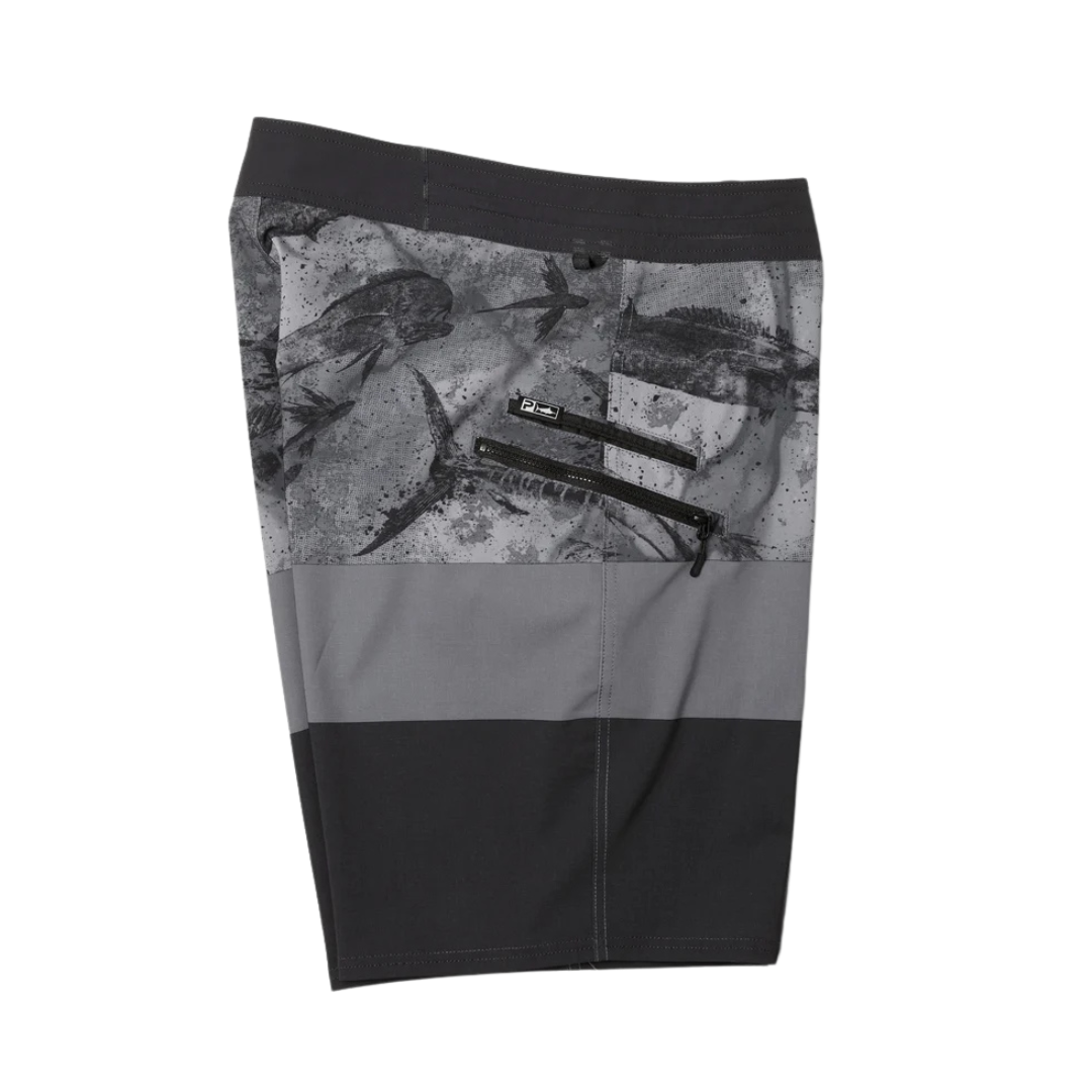 PELAGIC STRIKE OPEN SEAS CAMO BOARDSHORT