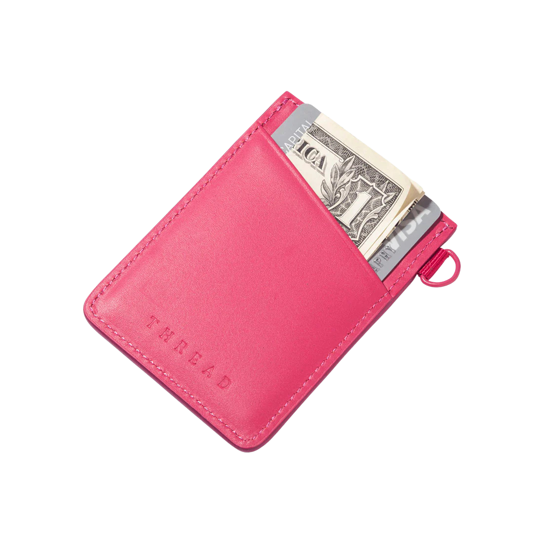 THREAD VERTICAL WALLET - MAGENTA