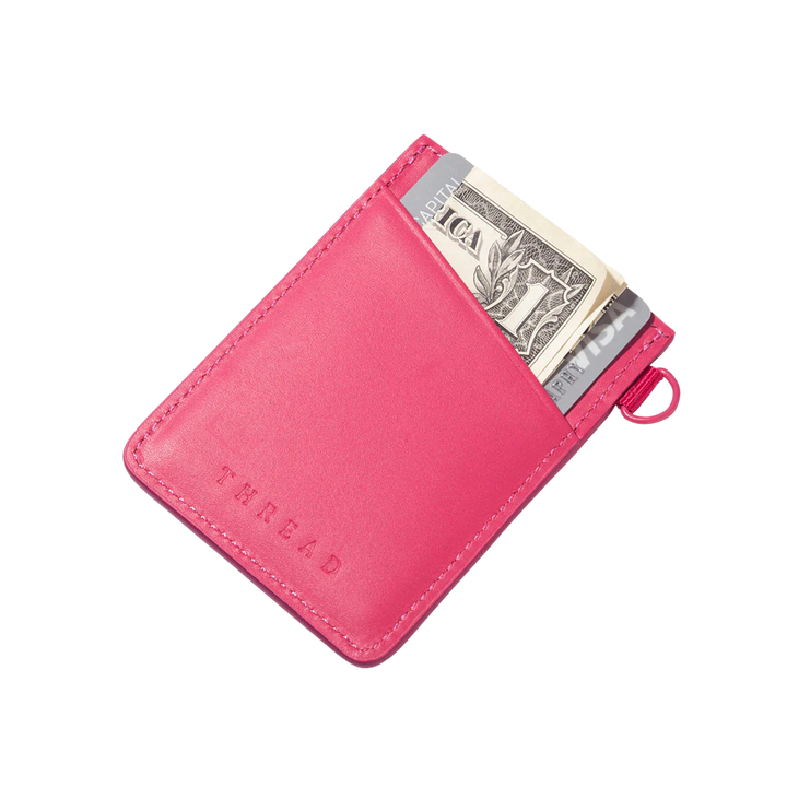 THREAD VERTICAL WALLET - MAGENTA