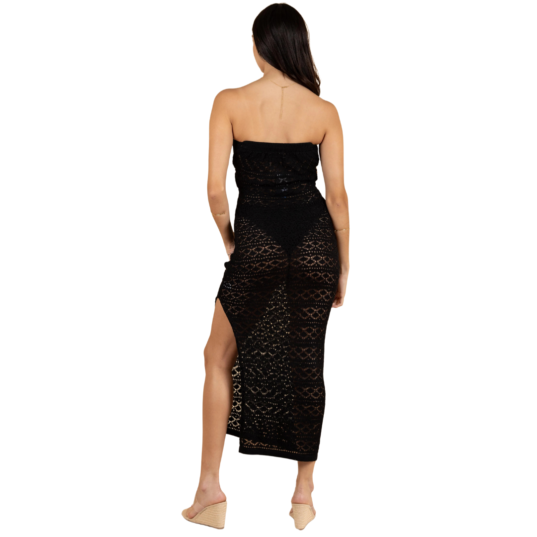 SEASPICE COVER-UP STRAPLESS DRESS